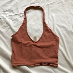 *festival* halter crop Express women’s small